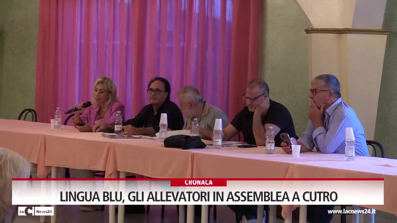 Lingua blu, gli allevatori in assemblea a Cutro