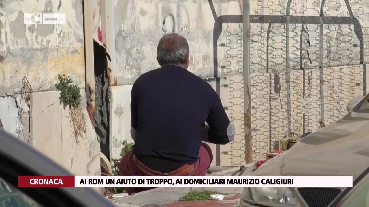 Ai rom un aiuto di troppo, ai domiciliari Maurizio Caligiuri