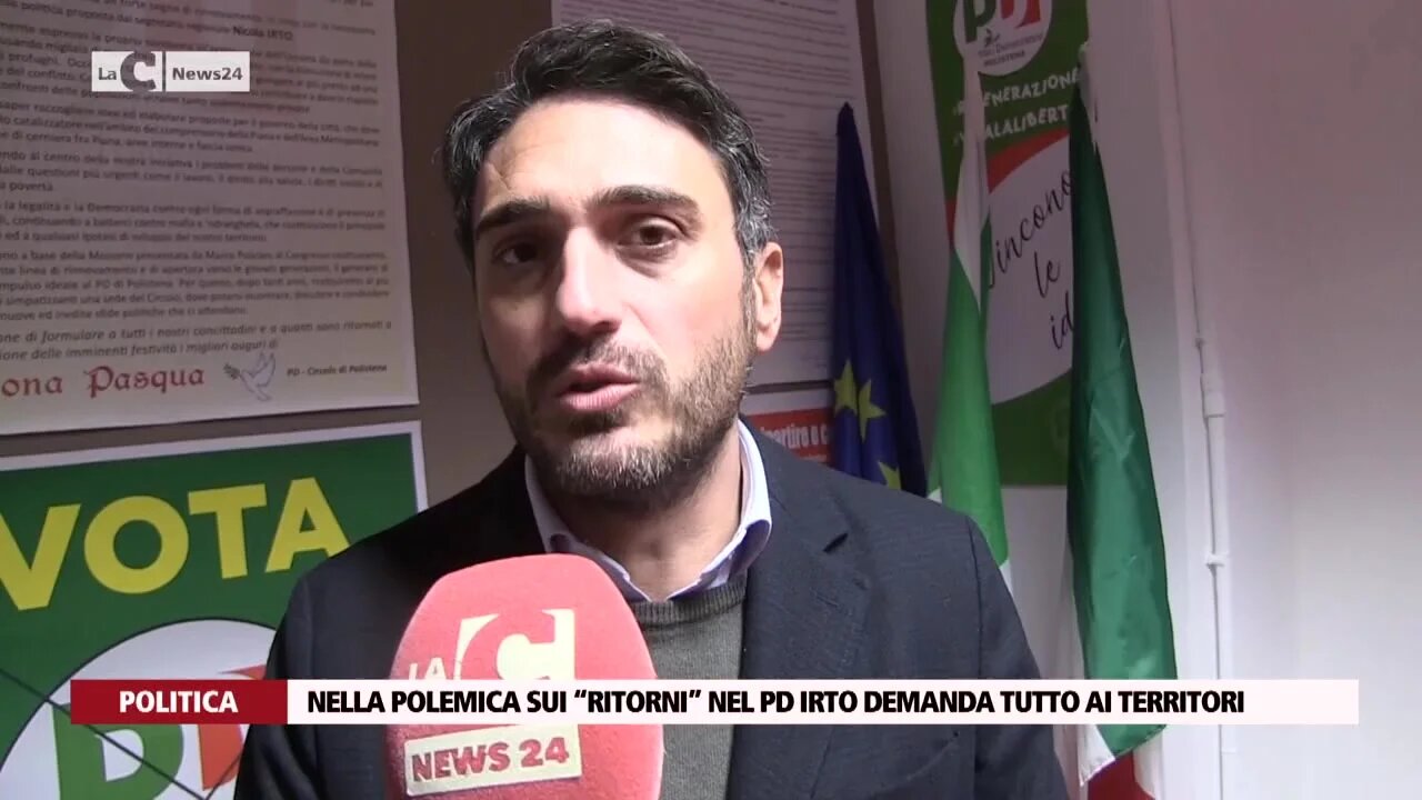 Nella polemica sui “ritorni” nel PD Irto demanda tutto ai territori