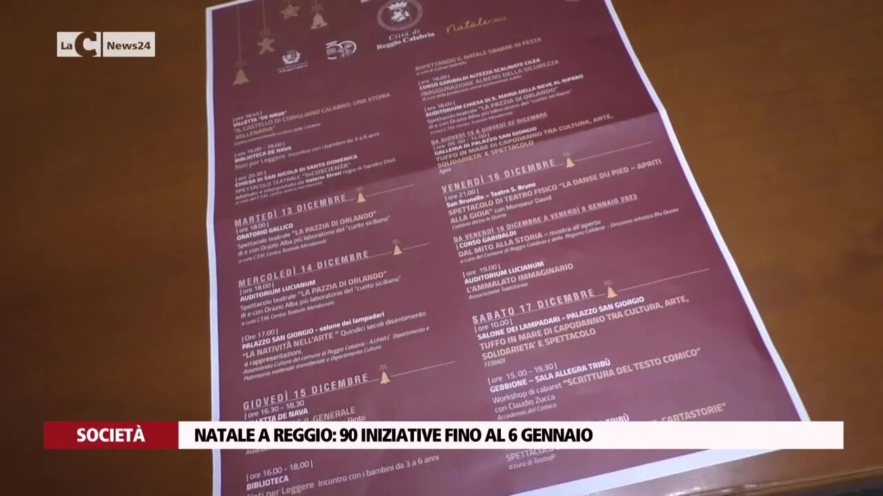 Natale a Reggio, 90 iniziative fino al 6 gennaio