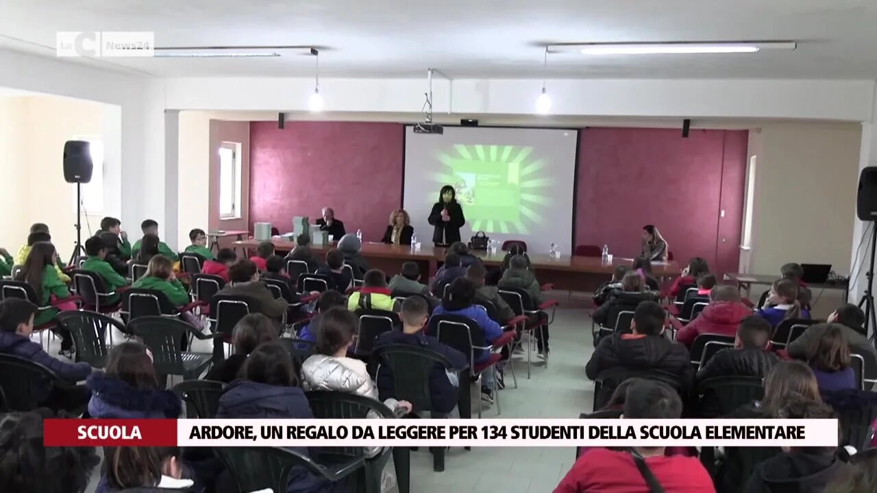 Ardore, un regalo da leggere per 134 studenti delle elementari