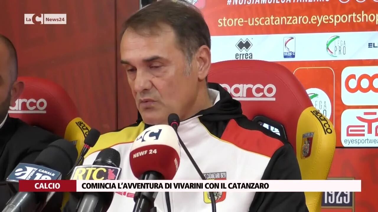Comincia l’avventura di Vivarini con il Catanzaro