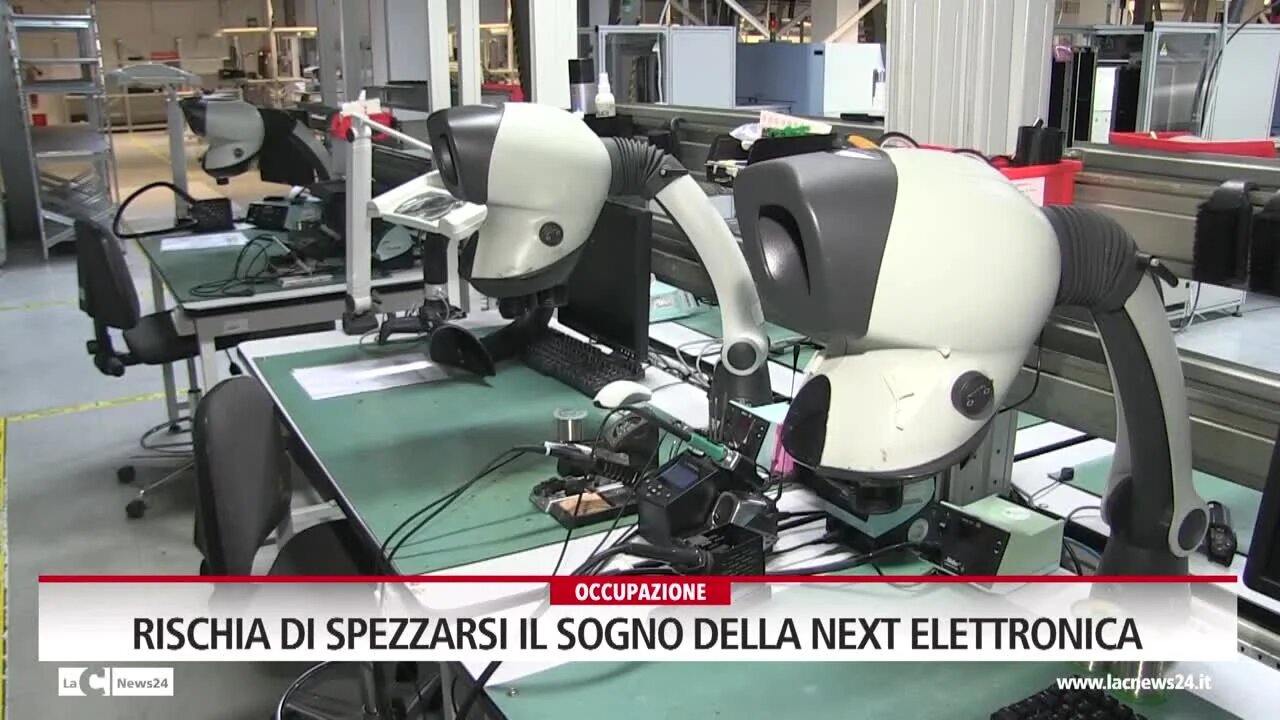 Cosenza, rischia di spezzarsi il sogno della Next elettronica