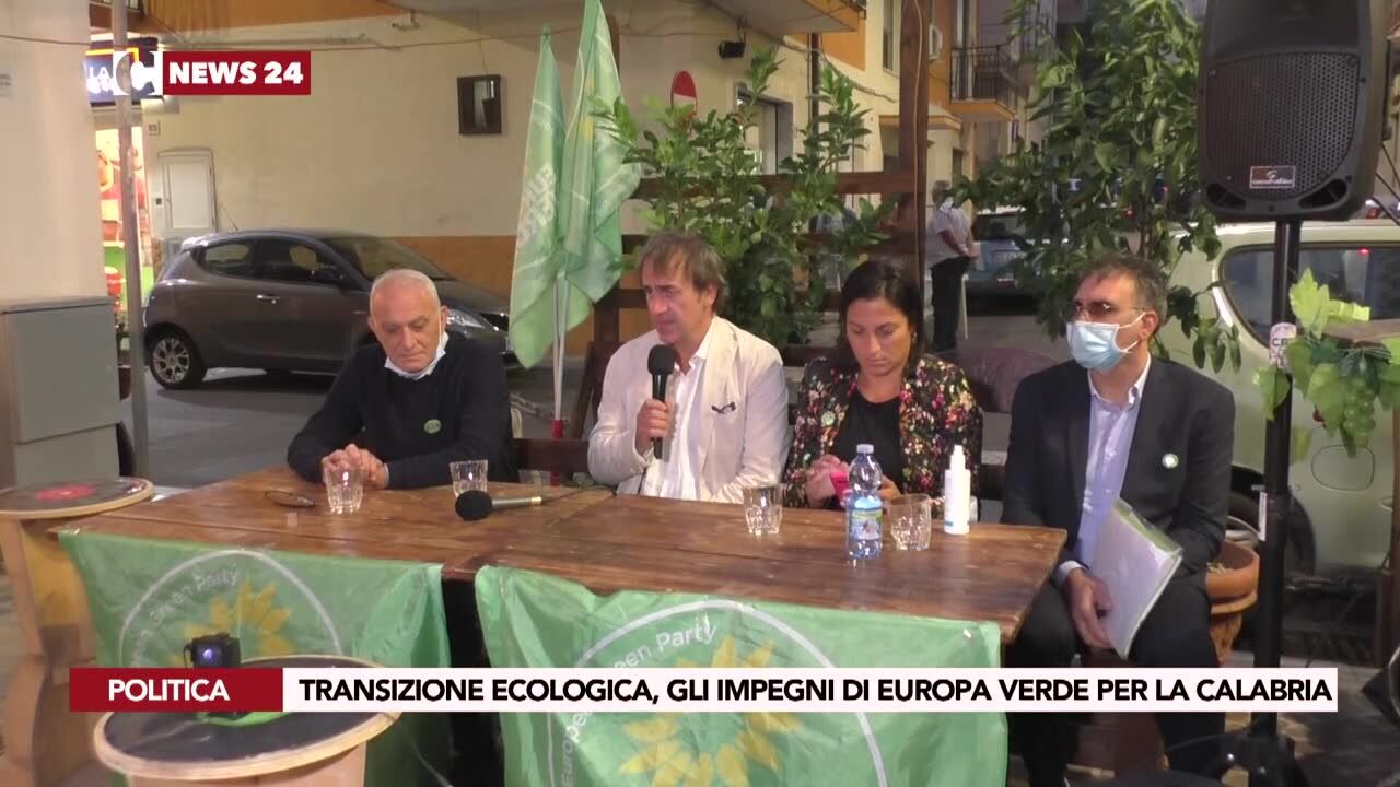 Transizione ecologica, gli impegni di Europa Verde per la Calabria