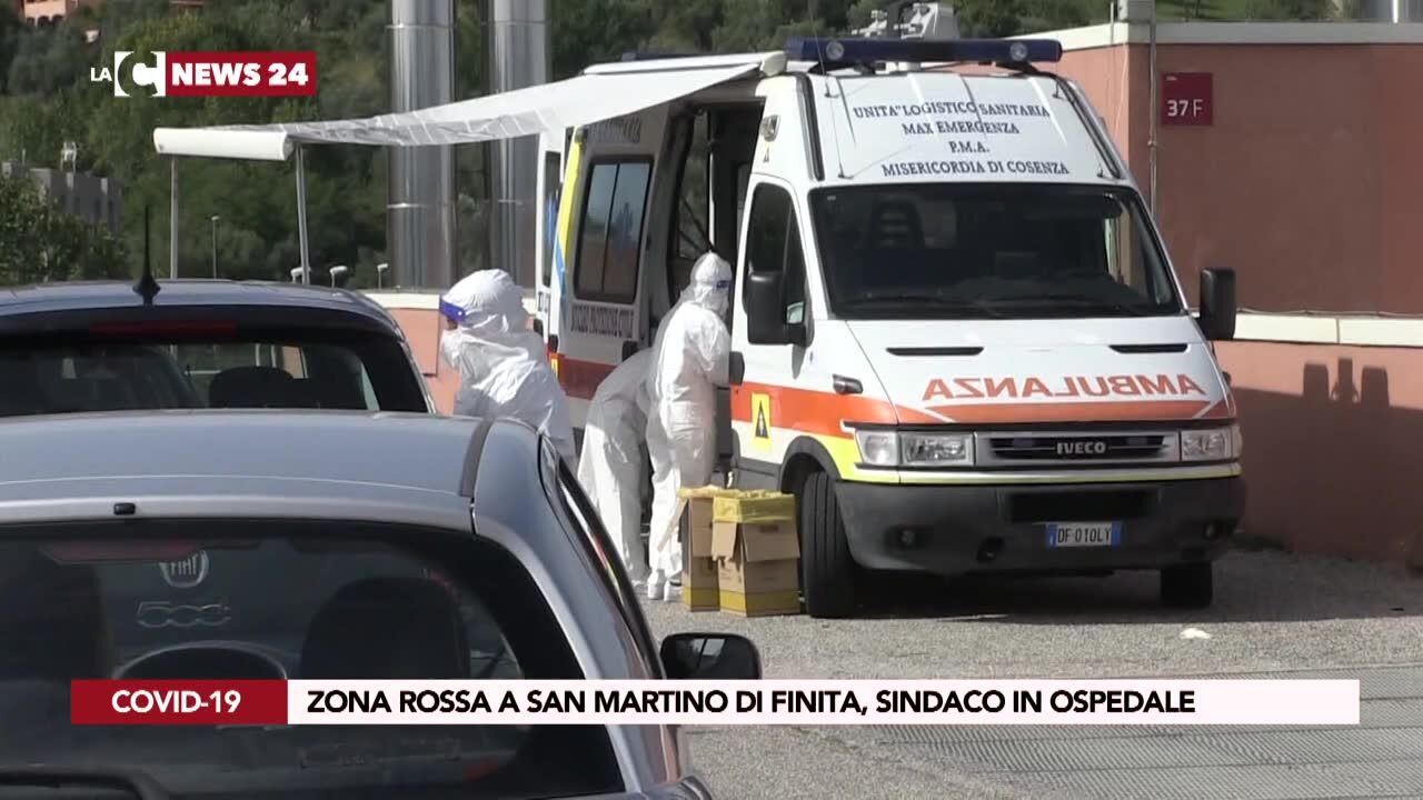 Zona rossa a San Martino di Finita, sindaco in ospedale