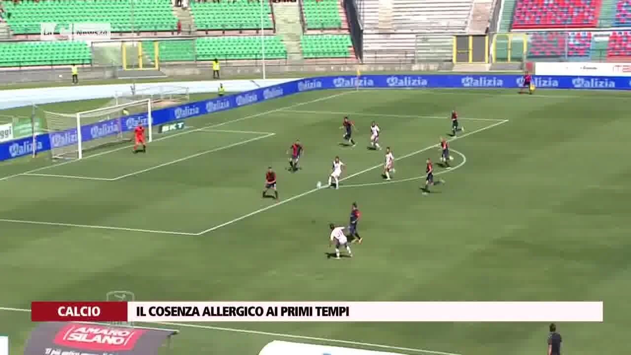 Il Cosenza allergico ai primi tempi