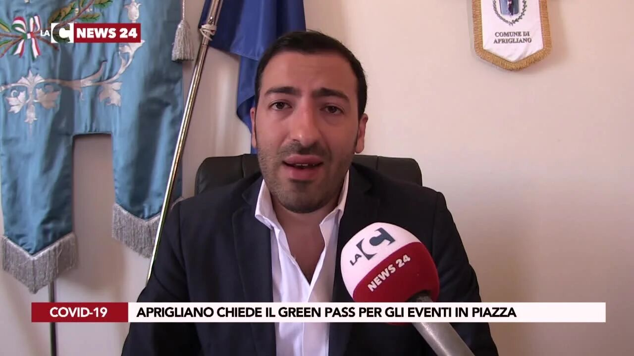 Aprigliano chiede il green pass per gli eventi in piazza
