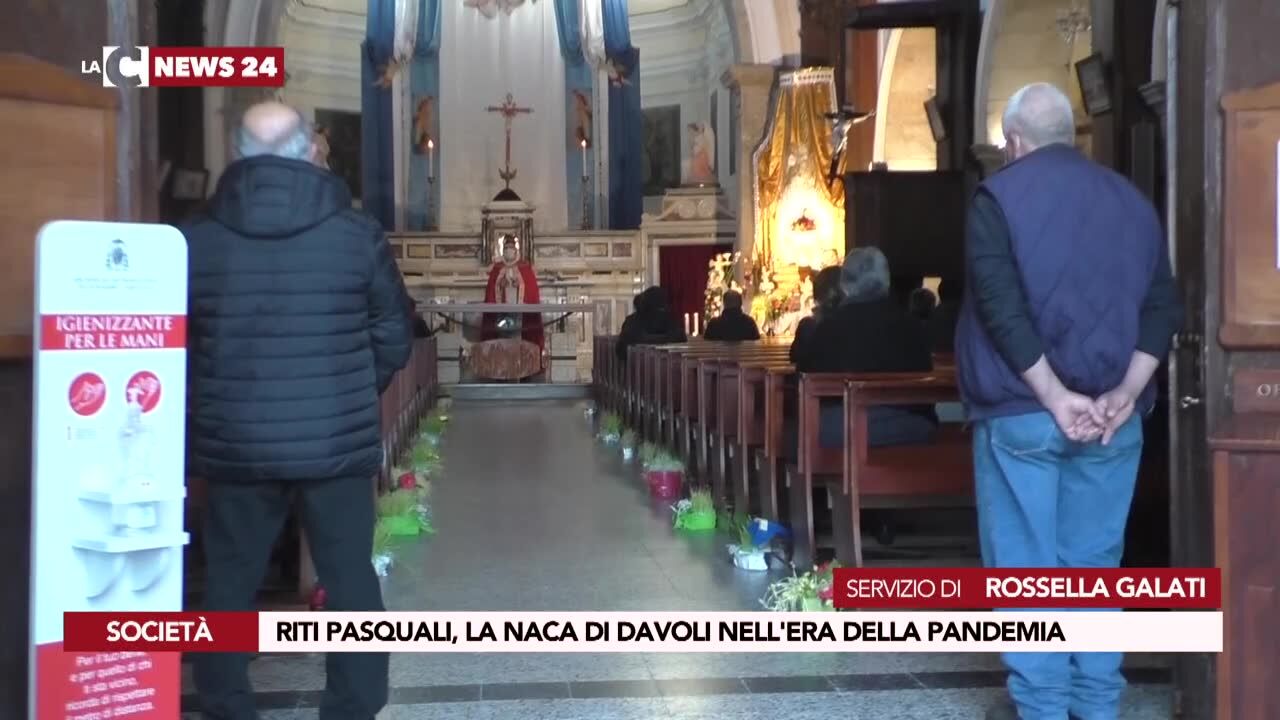 Riti pasquali, la Naca di Davoli nell'era della pandemia
