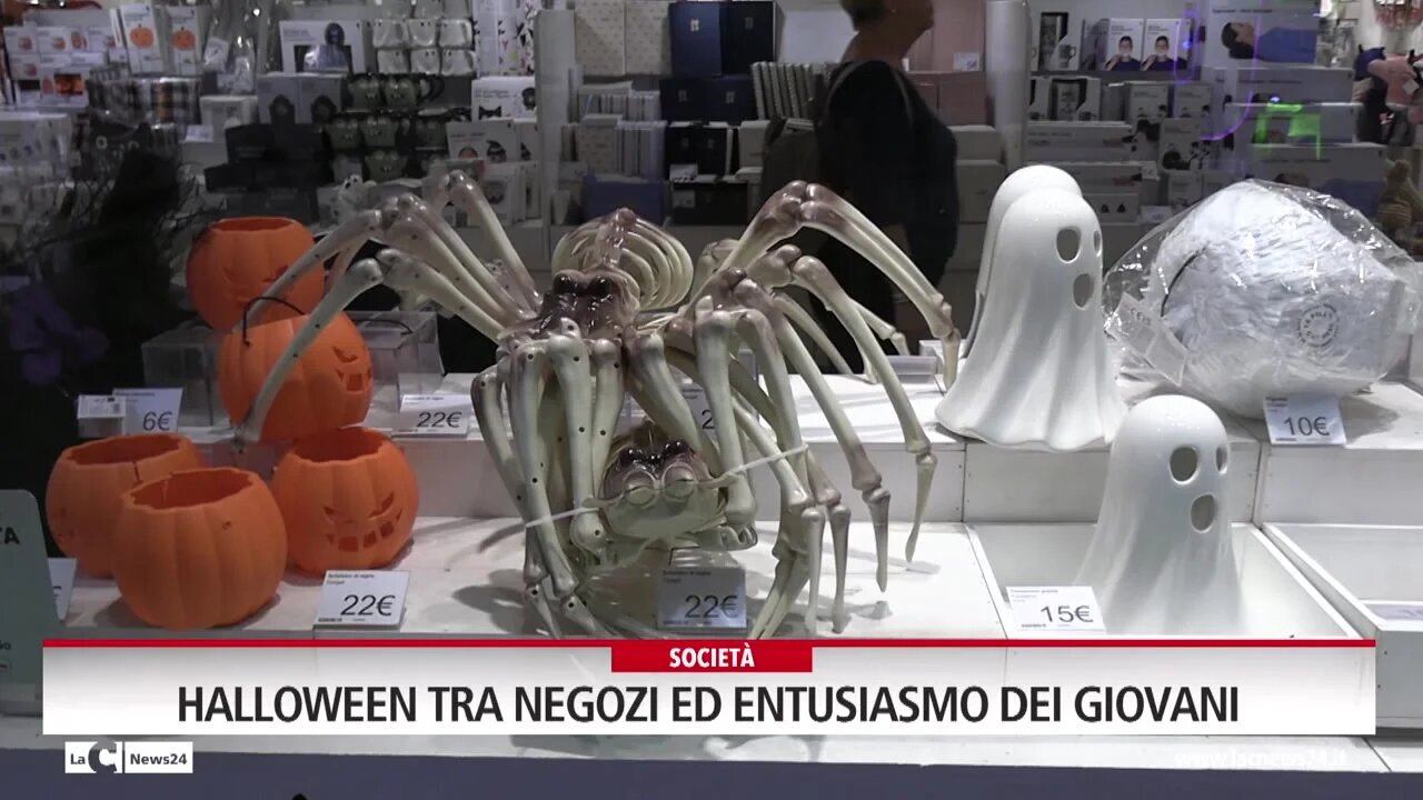 Halloween tra negozi ed entusiasmo dei giovani