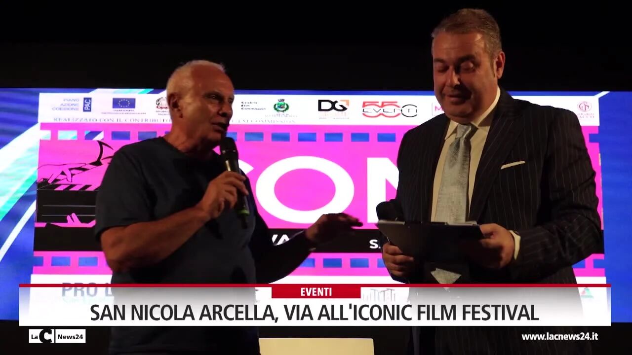 San Nicola Arcella, via all'Iconic film festival