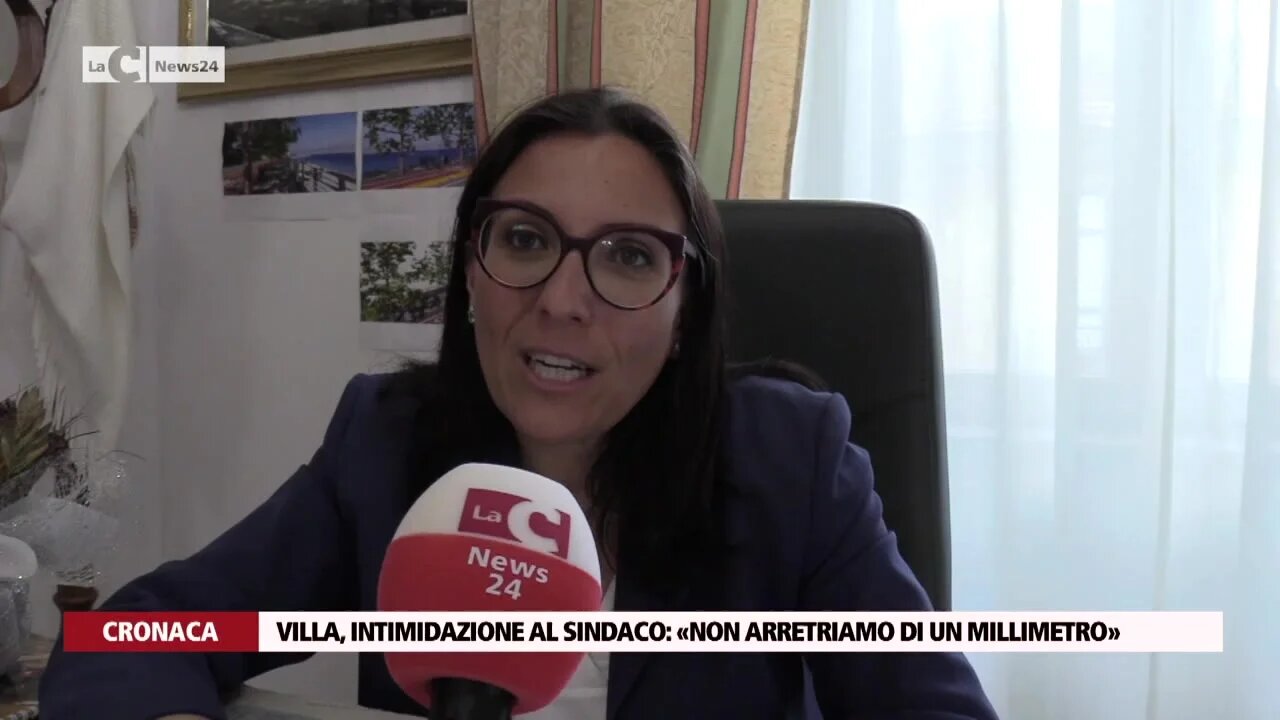 Villa, intimidazione al sindaco: «Non arretriamo di un millimetro»