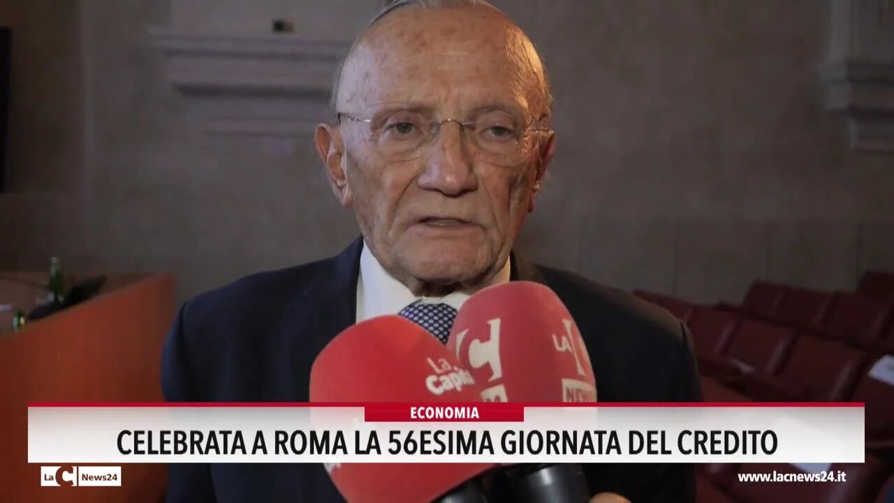 Celebrata a Roma la 56esima giornata del credito