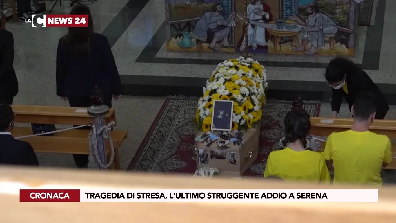 Tragedia di Stresa, l'ultimo struggente addio a Serena