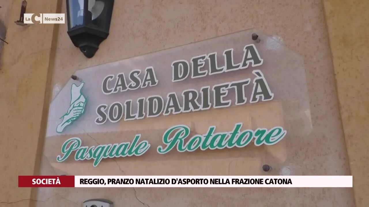 Reggio, pranzo natalizio d'asporto nella frazione Catona