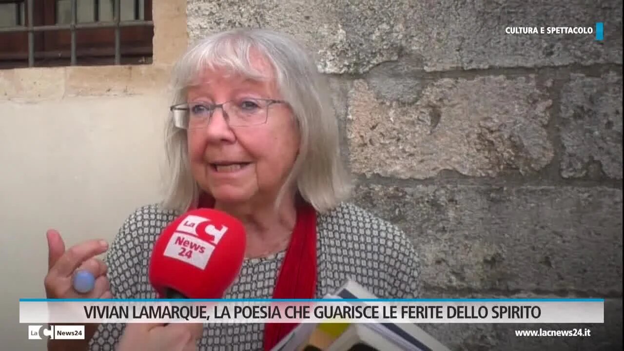 Cosenza, la scrittrice Vivian Lamarque si racconta: «La poesia è stata una terapia per molti anni»