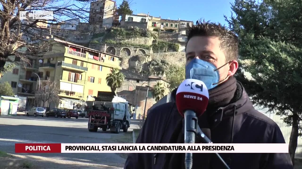 Provinciali, Stasi lancia la candidatura alla Presidenza