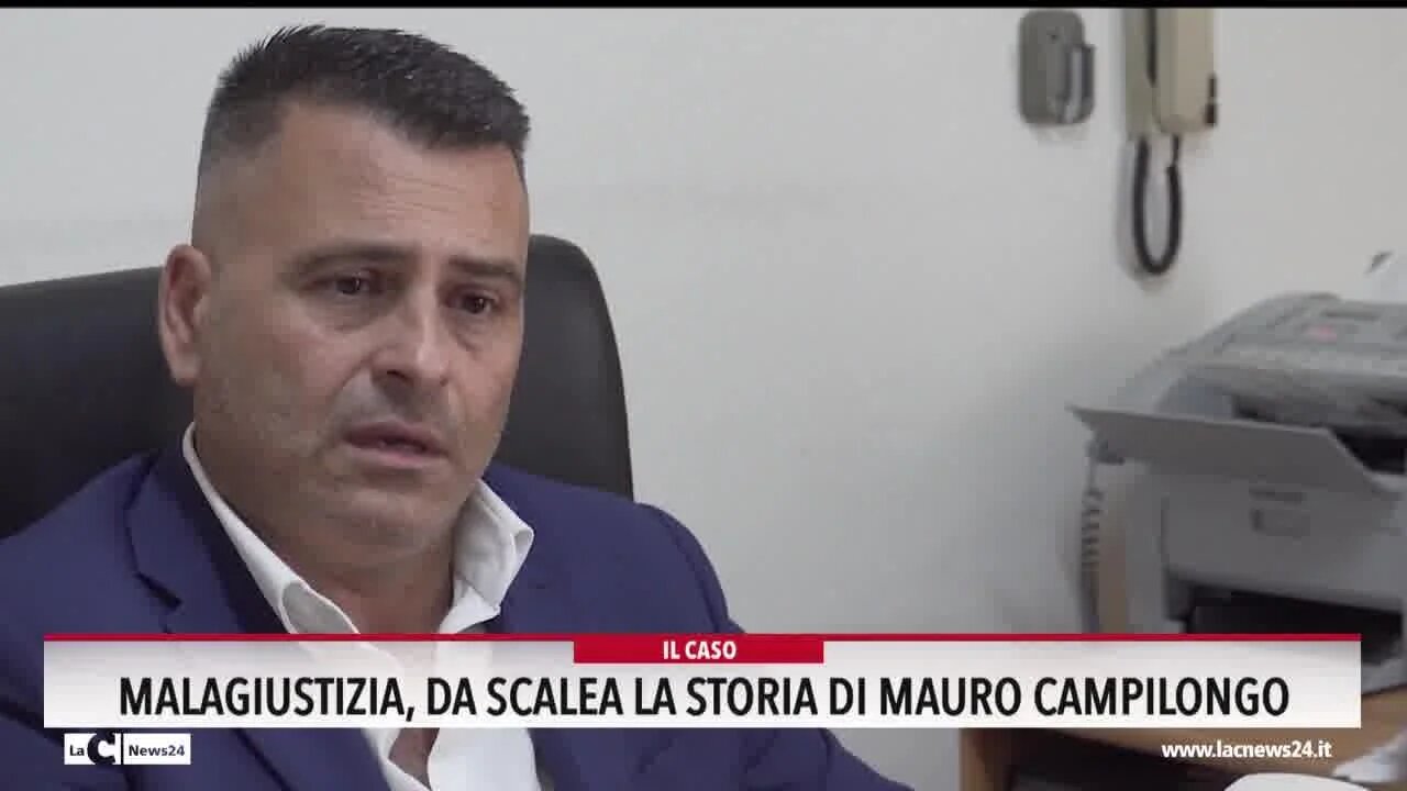 Malagiustizia, da Scalea la storia di Mauro Campilongo