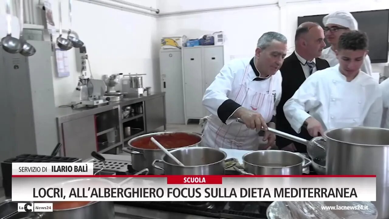 Locri, all’alberghiero focus sulla dieta mediterranea