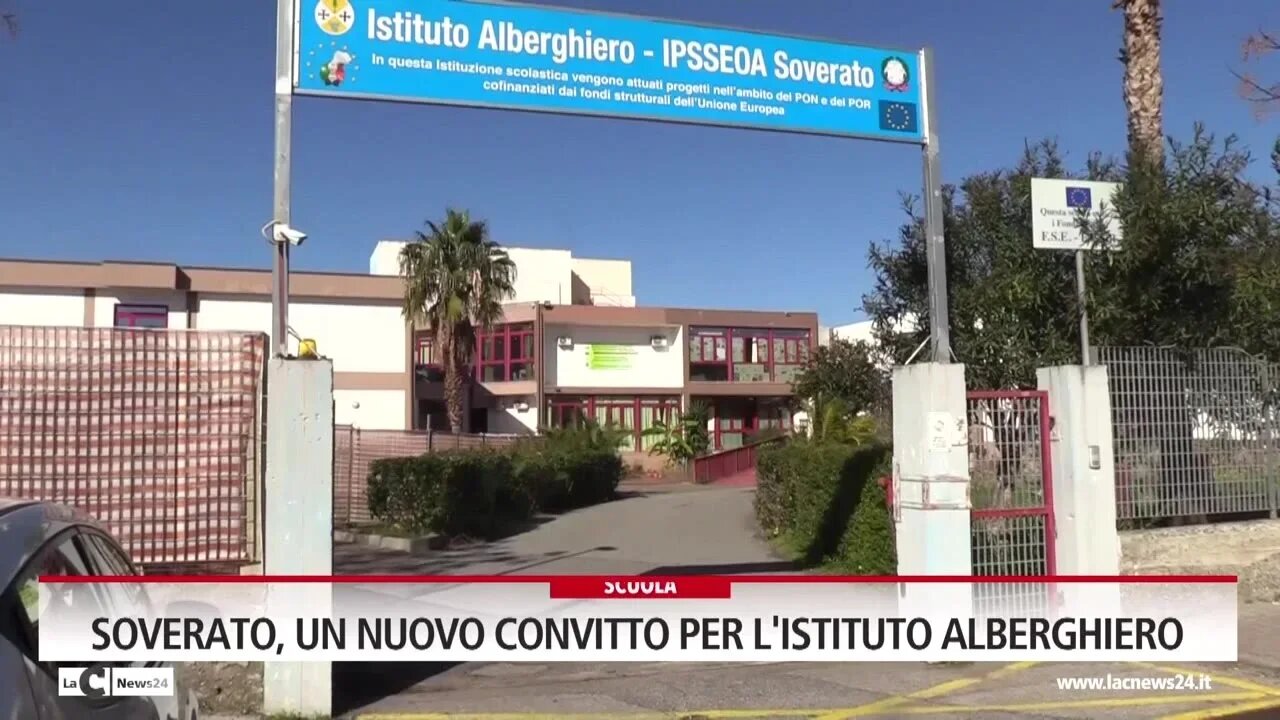 Soverato, un nuovo convitto per l'istituto alberghiero