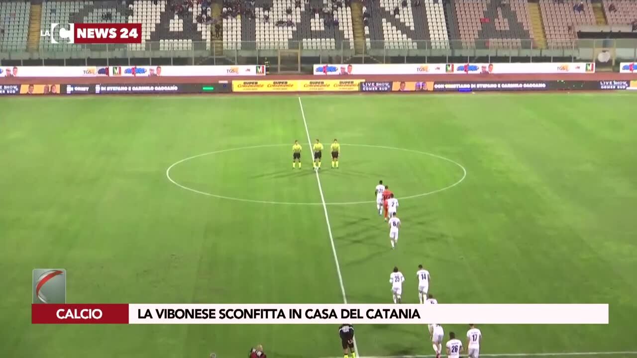 La Vibonese sconfitta in casa del Catania