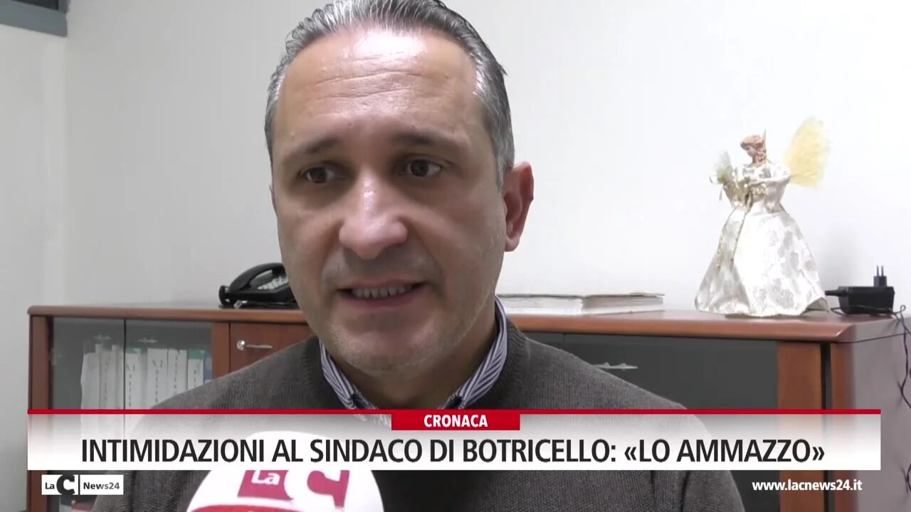 Intimidazioni al sindaco di Botricello :«lo ammazzo»