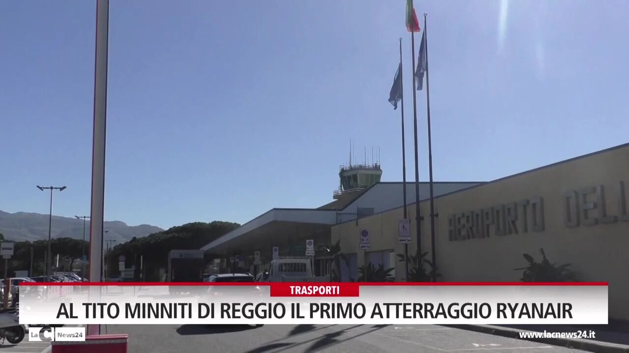 Al Tito Minniti di Reggio il primo atterraggio Ryanair