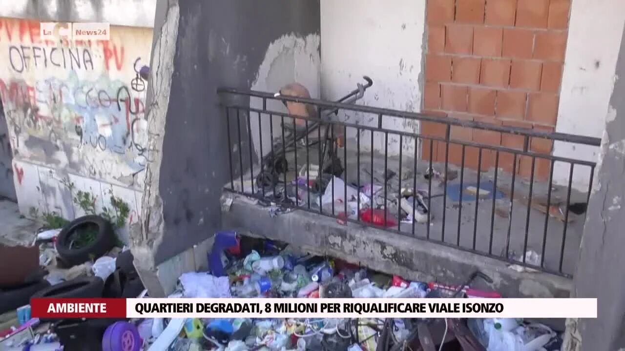 Quartieri degradati, 8 milioni per riqualificare viale Isonzo