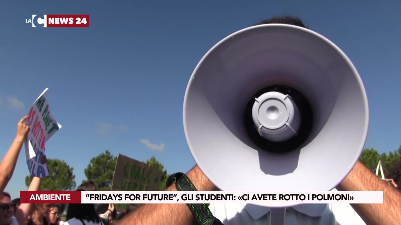 *“Fridays for future”, gli studenti «Ci avete rotto i polmoni»