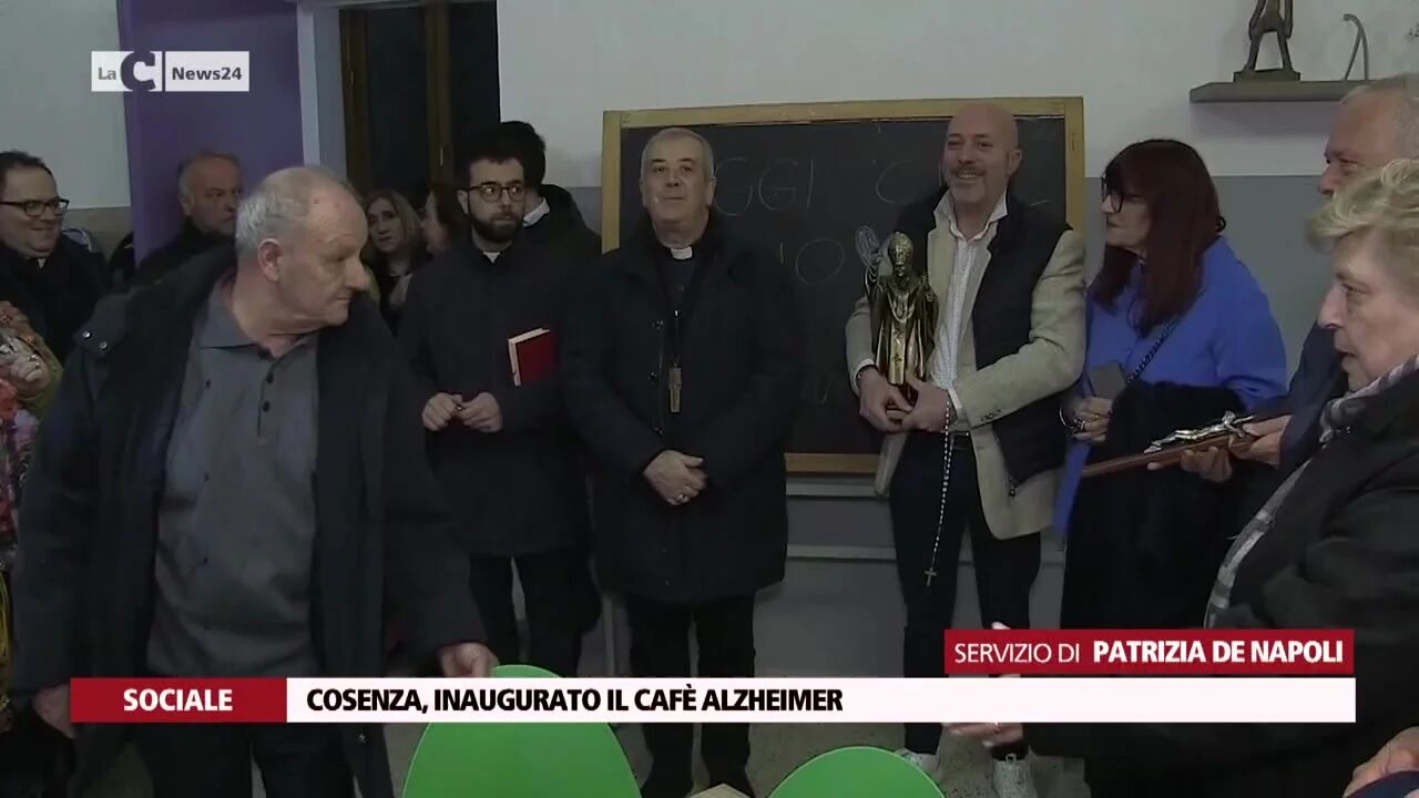 Cosenza, inaugurato il Cafè Alzheimer