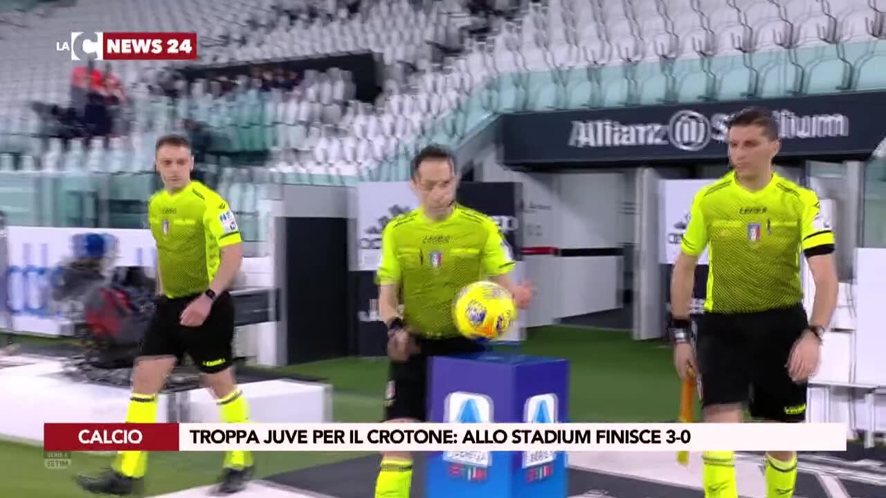 Troppa Juve per il Crotone: allo Stadium finisce 3-0