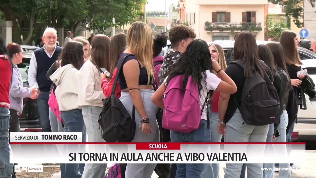 Si torna in aula anche a Vibo Valentia