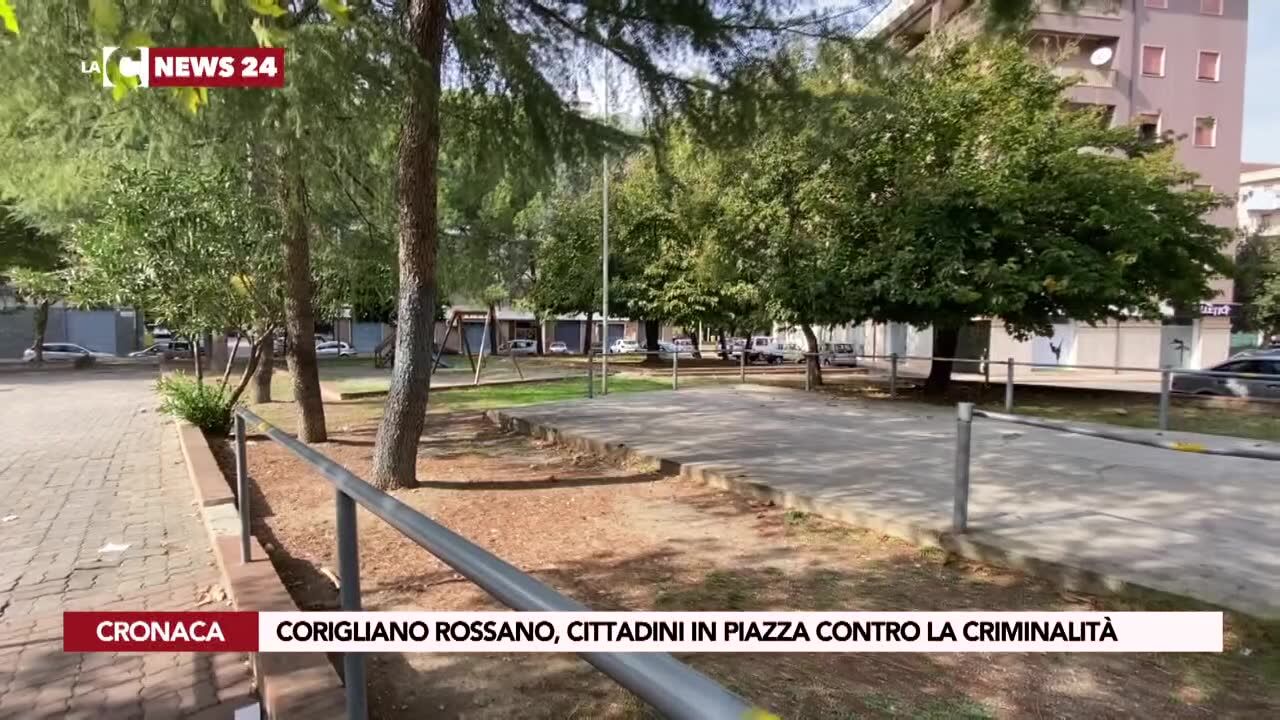 Corigliano Rossano, cittadini in piazza contro la criminalità