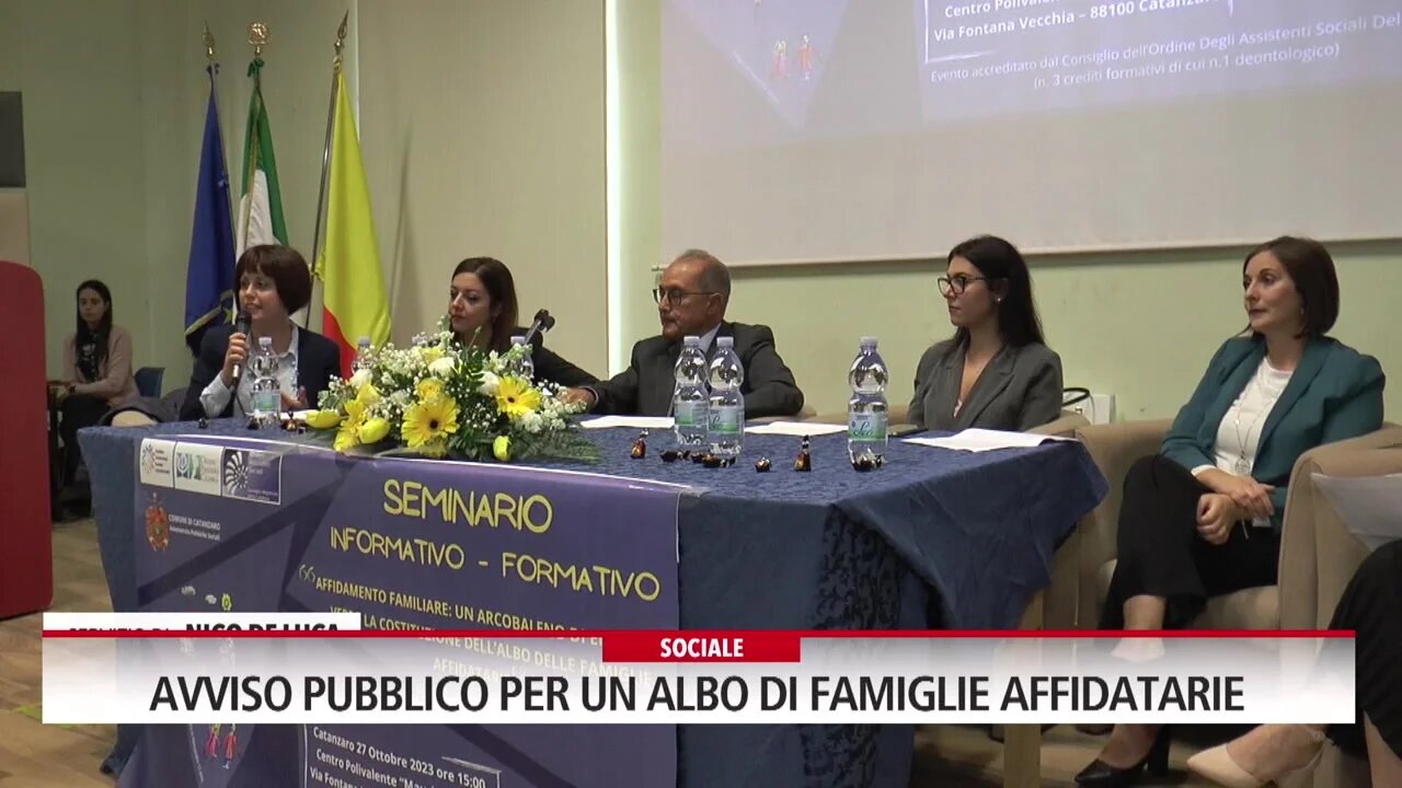 Avviso pubblico per un albo di famiglie affidatarie