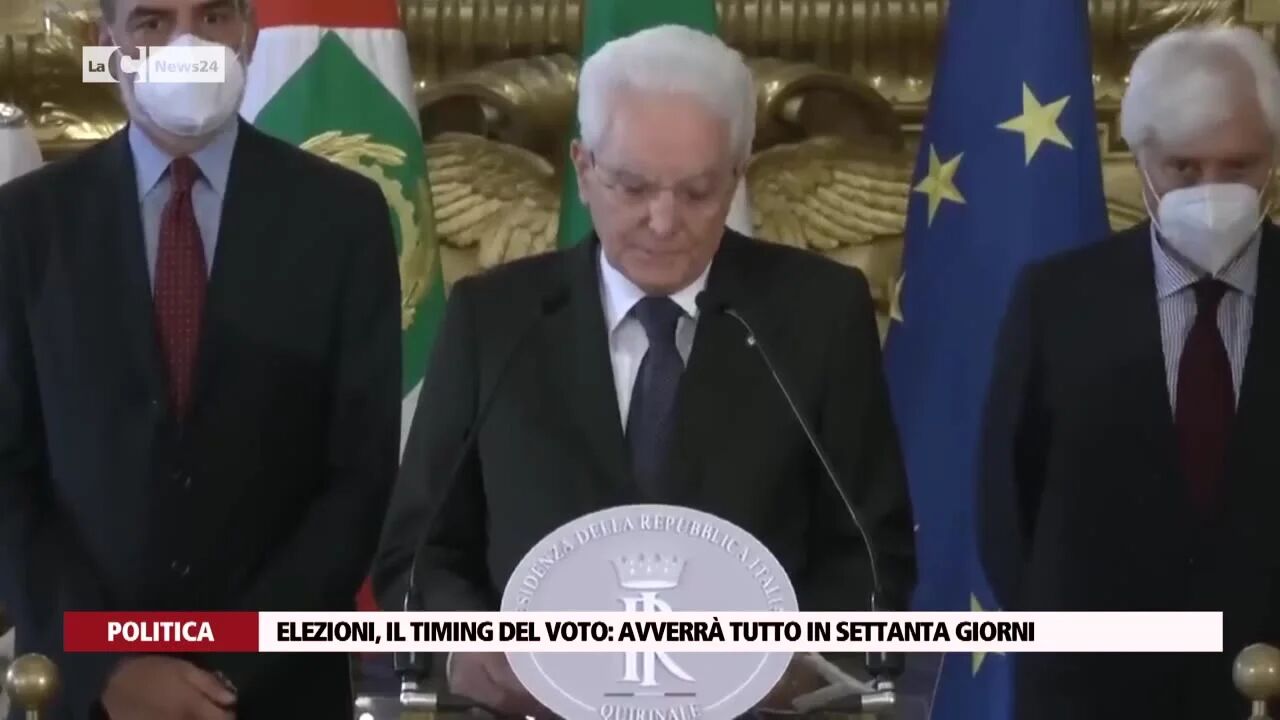 Elezioni, il timing del voto: avverrà tutto in settanta giorni
