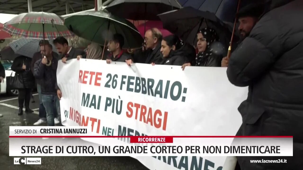 Strage di Cutro, un grande corteo per non dimenticare