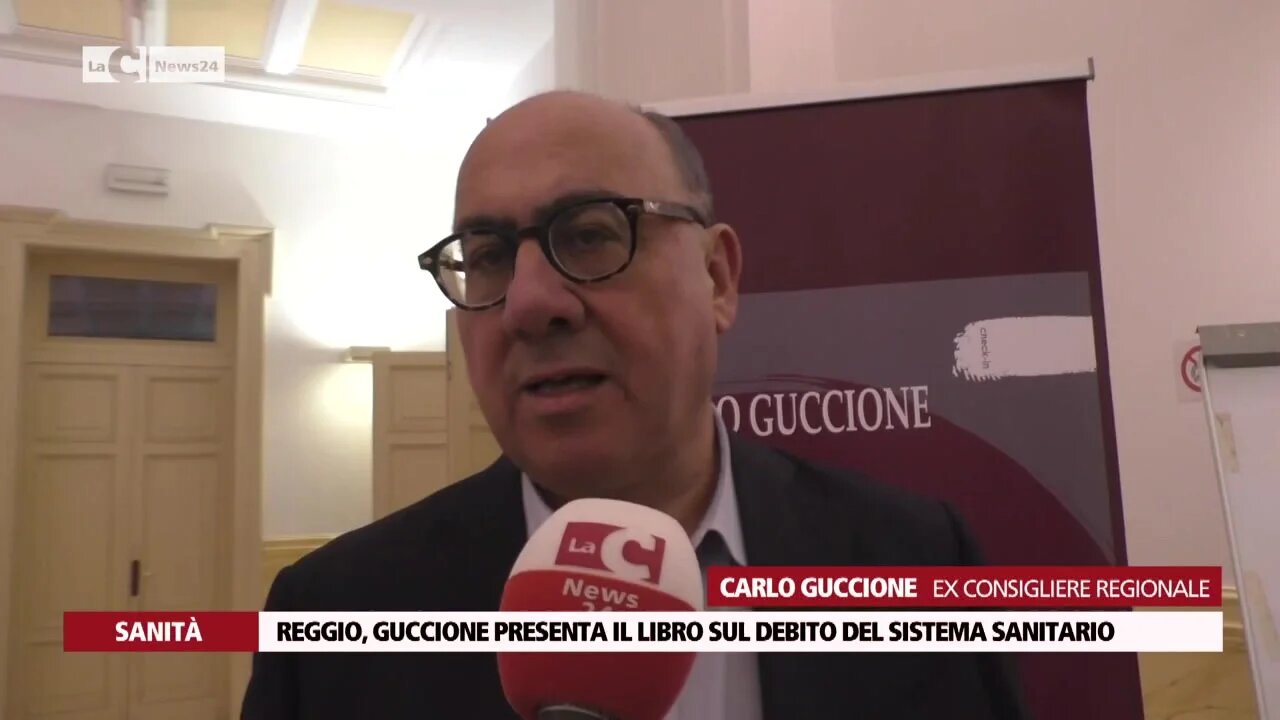 Reggio, Guccione presenta il libro sul debito del sistema sanitario