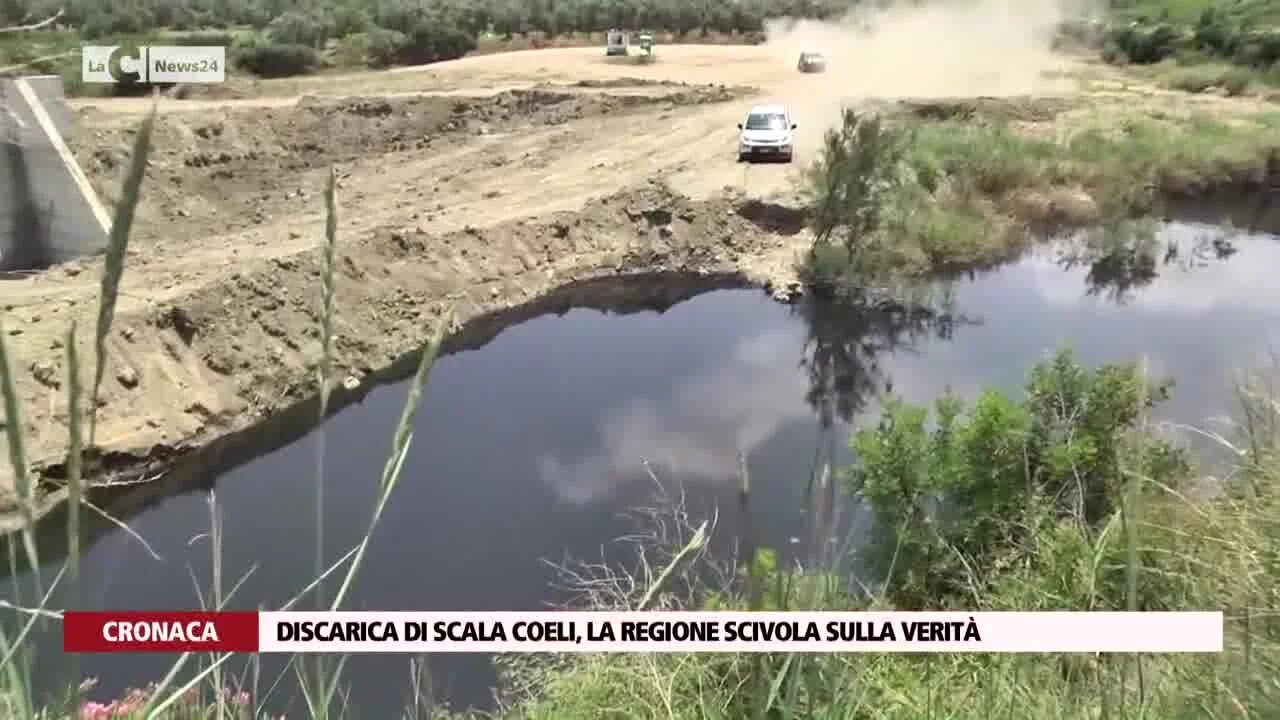 Discarica di Scala Coeli, la Regione scivola sulla verità