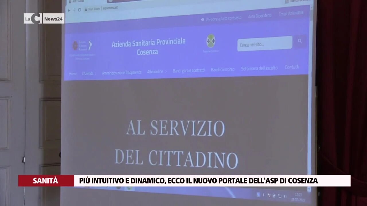 Più intuitivo e dinamico, ecco il nuovo portale dell'Asp di Cosenza