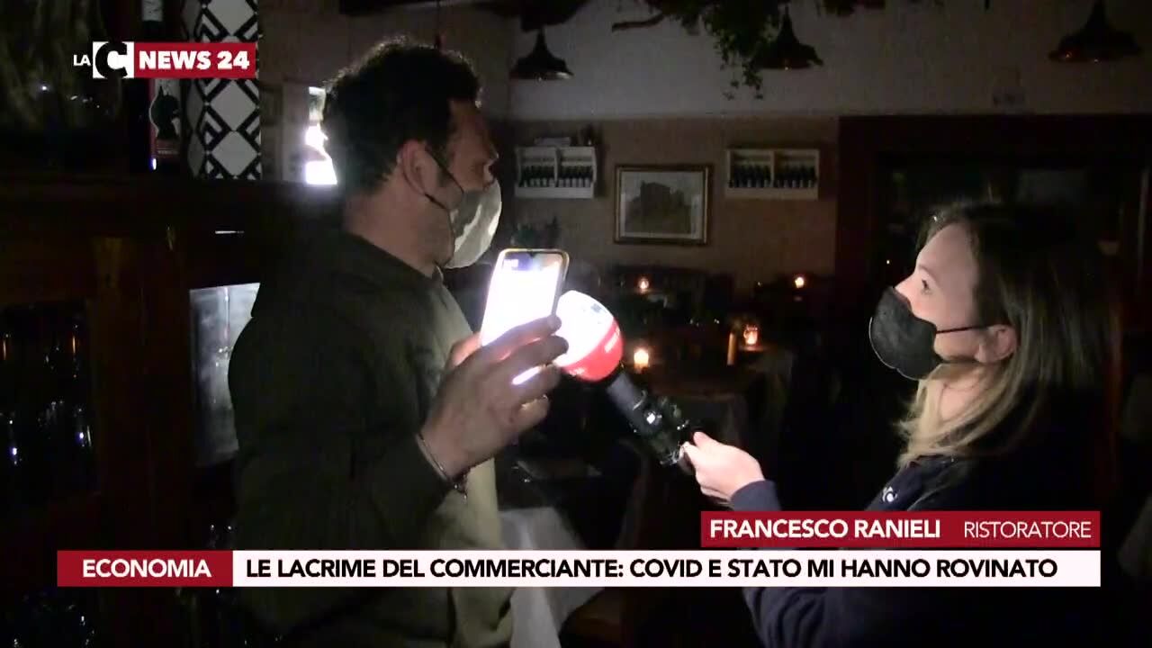 Le lacrime del ristoratore: «Covid e Stato mi hanno rovinato»