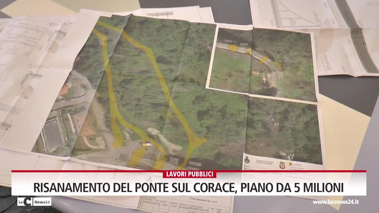 Risanamento del ponte sul Corace, piano da 5 milioni