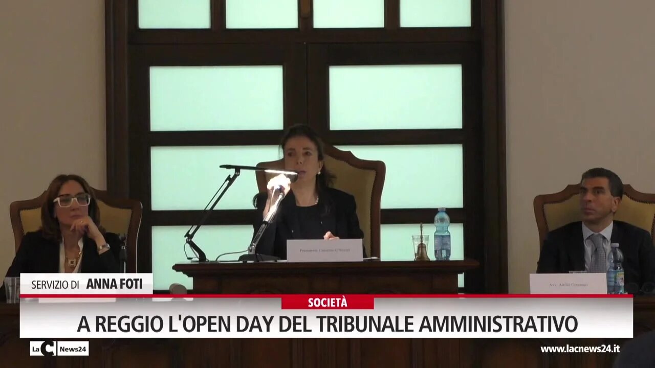 A Reggio l'open day del tribunale amministrativo