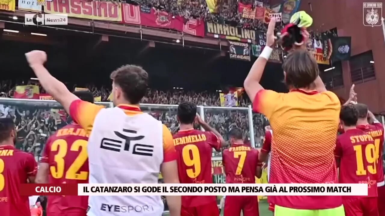 Il Catanzaro si gode il secondo posto ma pensa già al prossimo match