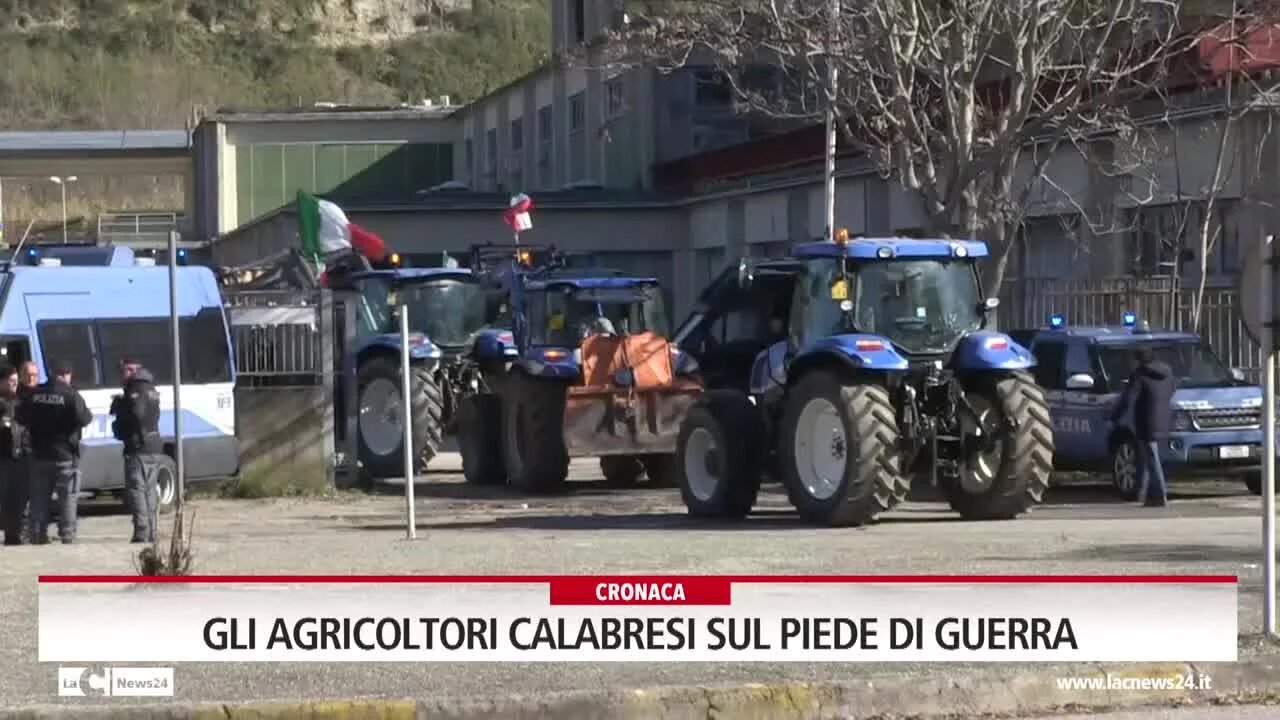 Gli agricoltori calabresi sul piede di guerra