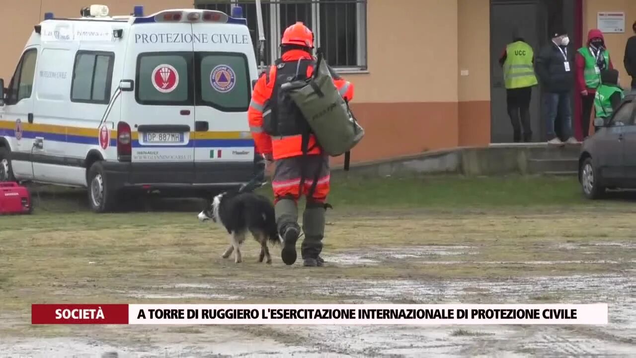 A Torre di Ruggiero l'esercitazione internazionale di Protezione Civile