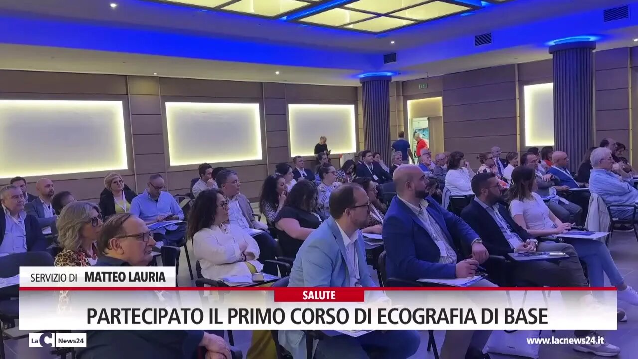 Partecipato il primo corso di ecografia di base