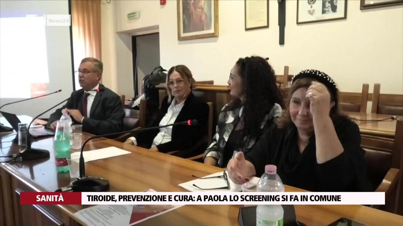 Patologie della tiroide tra prevenzione e cura: a Paola screening in municipio