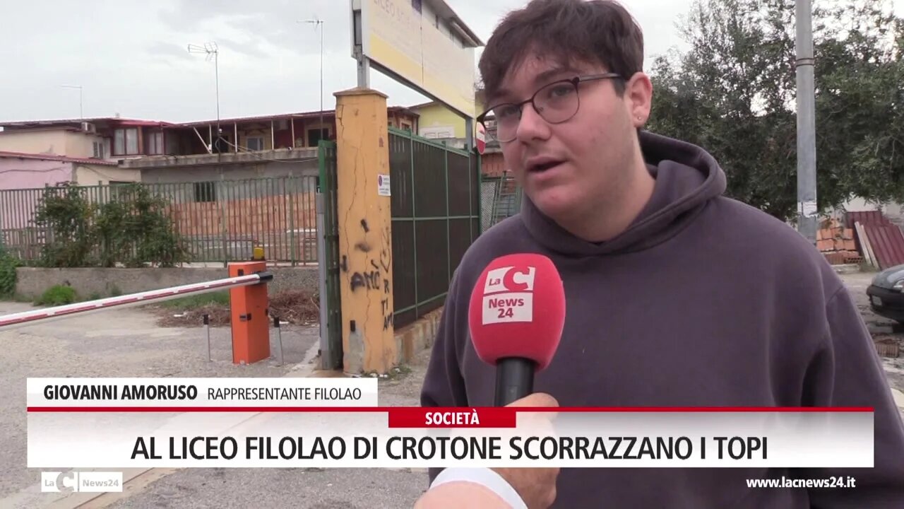 Al liceo Filolao di Crotone scorrazzano i topi