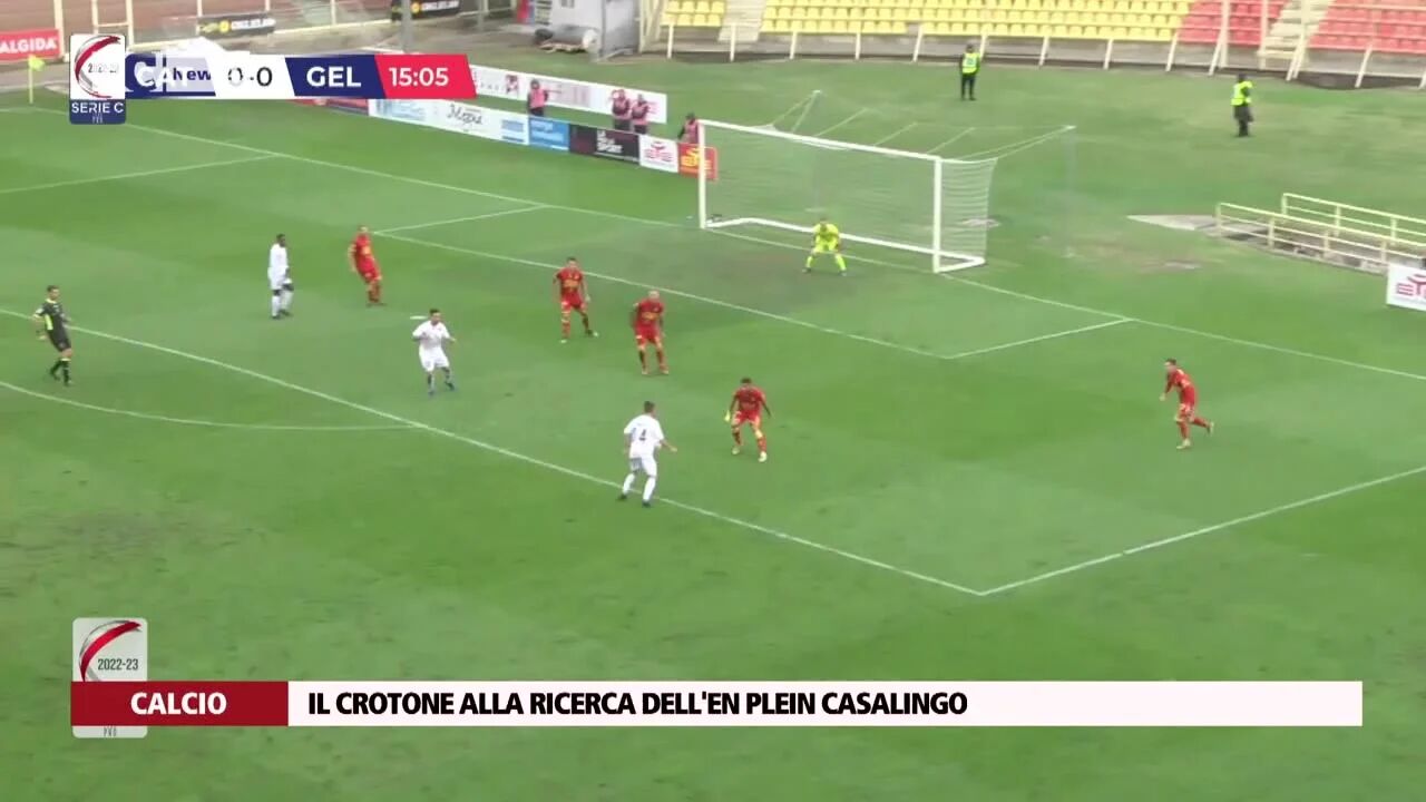 Il Crotone alla ricerca dell'en plein casalingo