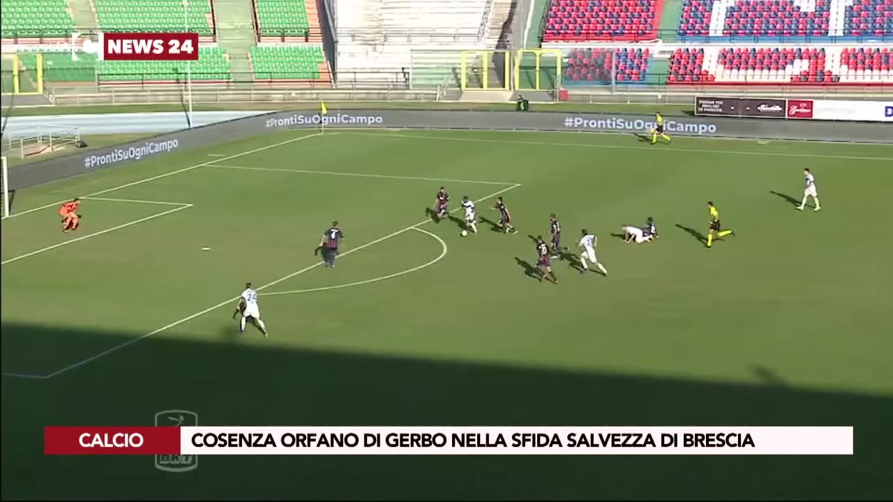 Cosenza orfano di Gerbo nella sfida salvezza di Brescia