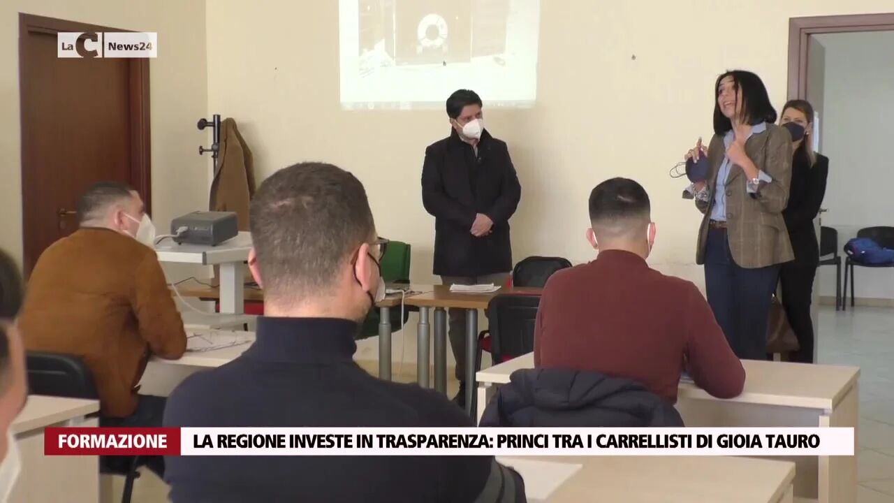 La Regione investe in trasparenza: Princi tra i carrellisti di Gioia Tauro